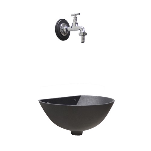 Fontana muro 600 grigio - a,
