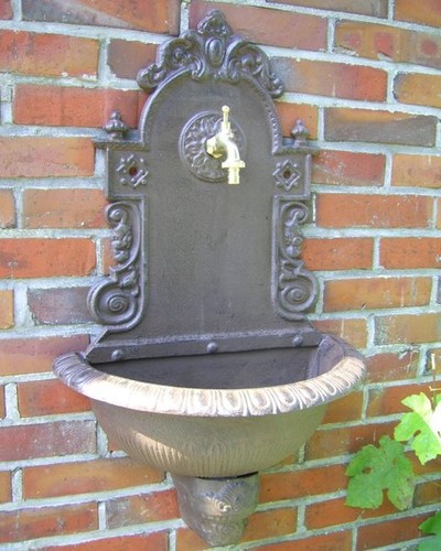 Fontana parete giardino - fontana,