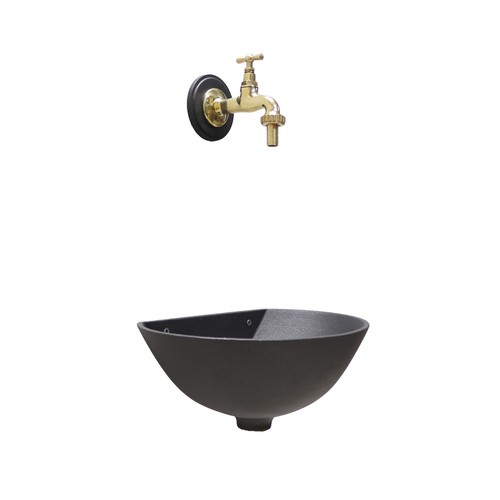 Fontana muro 600 - 600, grigio